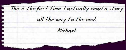 Michael’s adolescent literacy story
